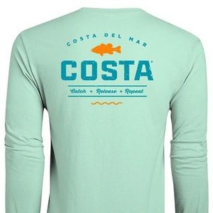NWT Costa Del Mar Men's Topwater Long Sleeve Shirt